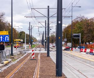 Budowa tramwaju do Wilanowa na kilka tygodni przed otwarciem