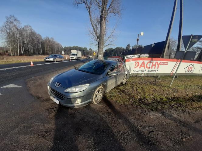 Zderzenie w Kałdunach.