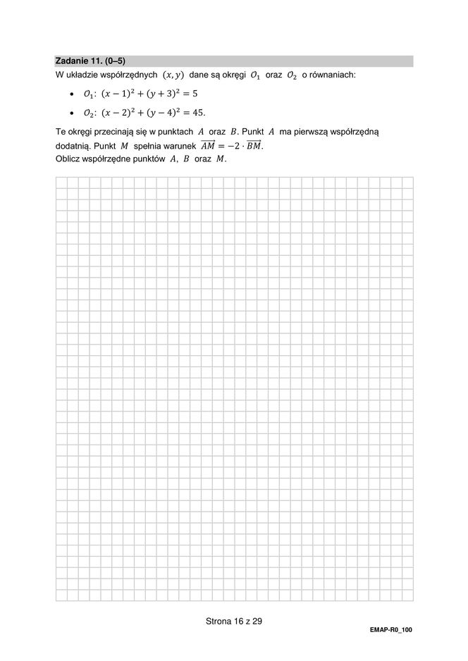 Matura 2025 - matematyka rozszerzona