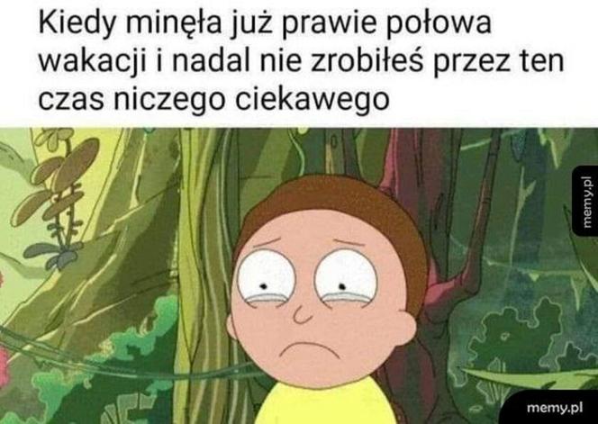 Wakacje trwają w najlepsze. Te memy rozbawią cię do łez!