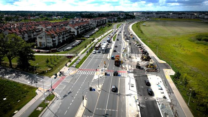 Budowa TAT na wrocławskie Jagodno trwa. Zobacz, jak przebiegają prace [ZDJĘCIA]