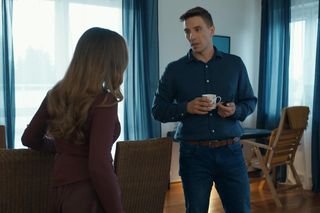 Barwy szczęścia odc. 3193. Oliwka (Wiktoria Gąsiewska), Tomasz Kępski (Jakub Sokołowski)