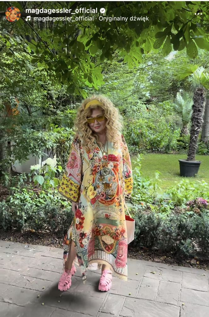 Magda Gessler w luksusowych sandałach ukrywa haluksy