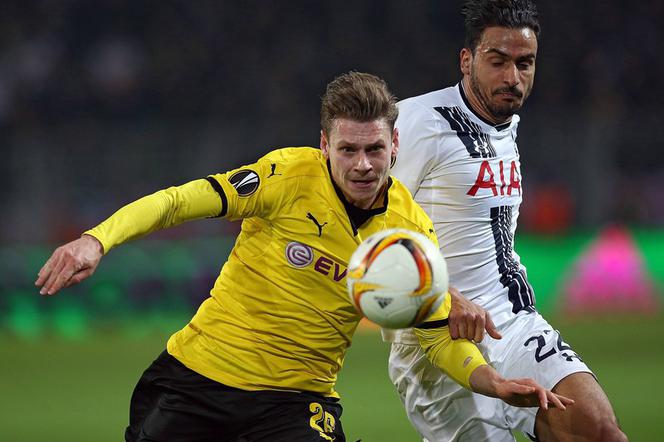 Łukasz Piszczek w meczu Borussia Dortmund - Tottenham