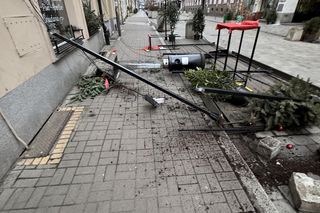 Totalna demolka w centrum Wrocławia. Ogródki przy restauracji zrujnowane, właściciele załamani 