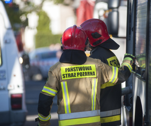 Wybuch i pożar w szpitalu w Puszczykowie. Na miejscu pracują służby