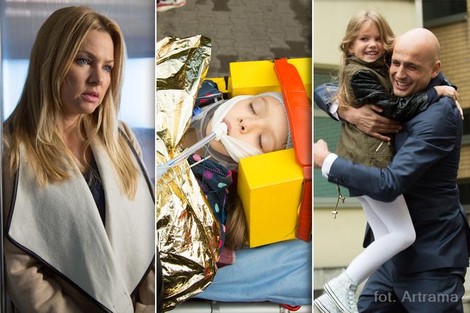 Na dobre i na złe odc. 623. Marta (Katarzyna Bujakiewicz), Rafał Konica (Robert Koszucki), Małgosia (Daria Domaszewicz)