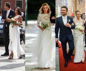 Porównaliśmy suknie ślubne córek polityków. Kasia Tusk, Ola Morawiecka i Marta Kaczyńska - która miała najpiękniejszą kreację?