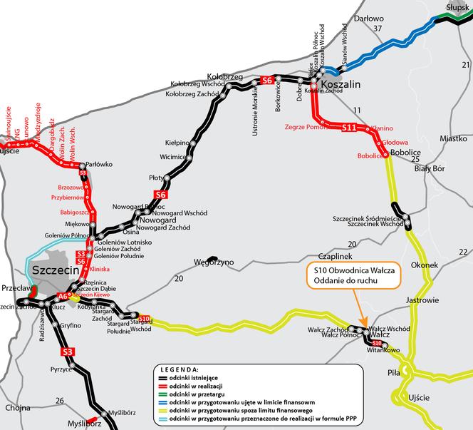 Obwodnica Wałcza w ciagu drogi ekspresowej S10