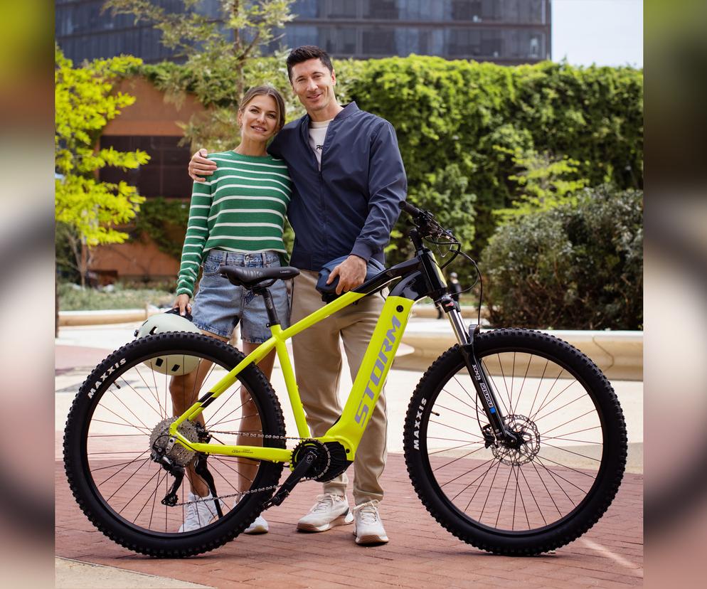 Robert i Anna Lewandowscy Ambasadorami marki rowerowej STORM!