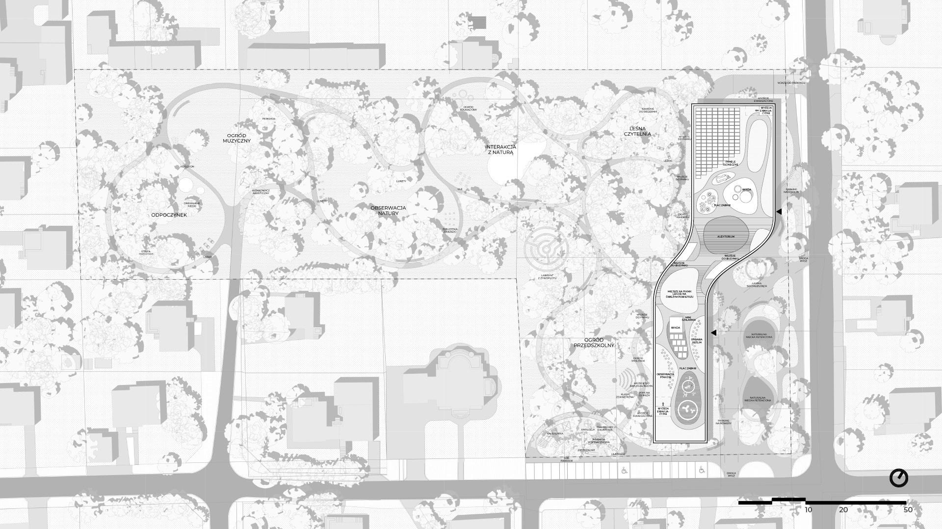 Wyniki konkursu na projekt biblioteki i przedszkola w Józefowie