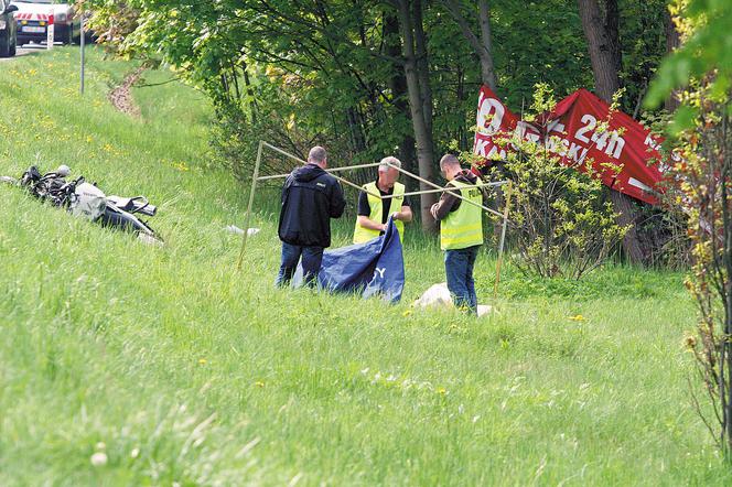 Zginął przez dziurę w drodze