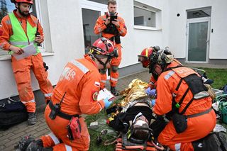 W Gdańsku trwają ćwiczenia grup poszukiwawczo-ratowniczych z całego kraju