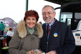 Jolanta Kwaśniewska gotowała dla uchodźców