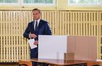 Prezydent Andrzej Duda z żoną wzieli udział w referendum