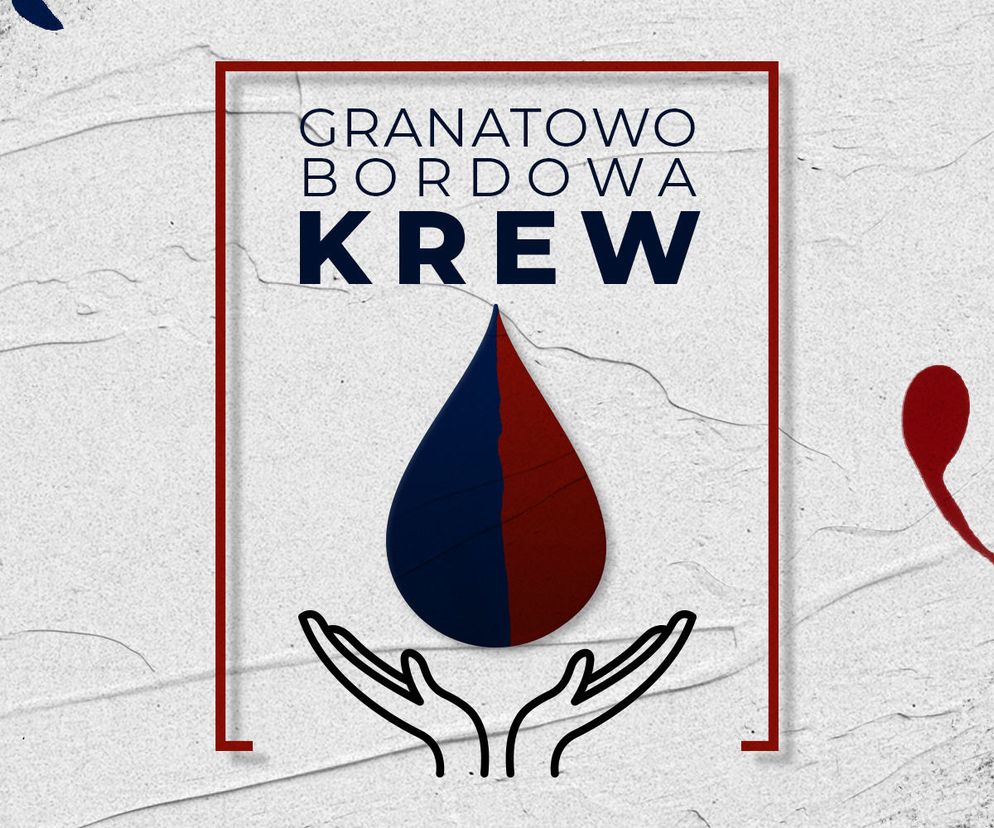 Granatowo Bordowa krew