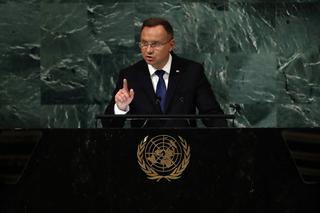 Andrzej Duda w ONZ: wojna na Ukrainie to zarzewie światowego pożaru. Mocne słowa prezydenta