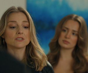 Barwy szczęścia, odcinek 3182. Grażyna (Kinga Suchan), Oliwka (Wiktoria Gąsiewska)