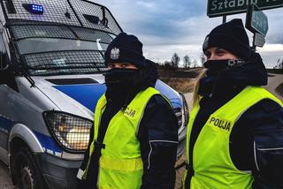 Policjantki na granicy polsko-białoruskiej