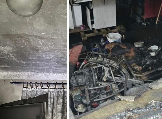Pożar mieszkania na Osowej Górze w Bydgoszczy