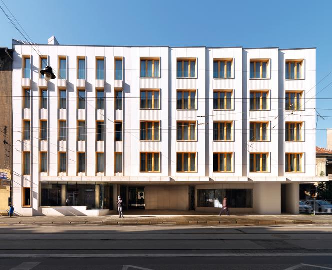 INX Design Hotel przy ulicy Starowiślnej w Krakowie, proj. Biuro Projektów Lewicki Łatak, 2015-2017