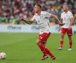 Ronaldinho na Stadionie Śląskim w meczu gwiazd Polska - Brazylia