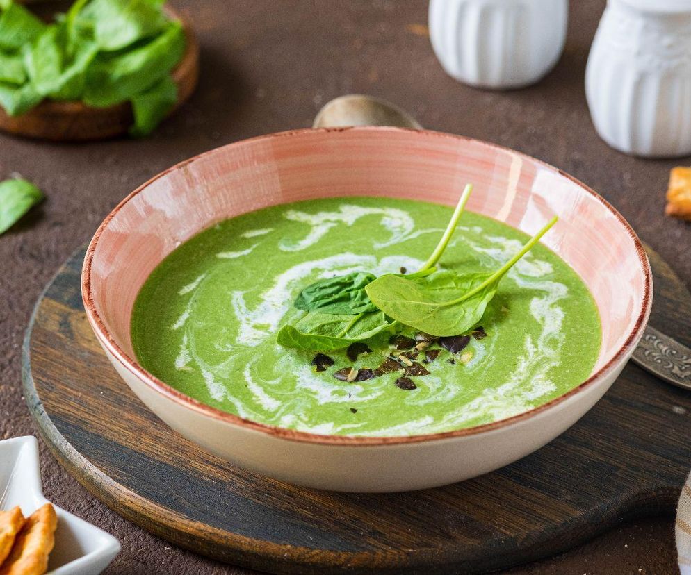 zupa krem ze szpinaku