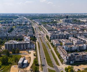 Miasteczko Wilanów w Warszawie. 