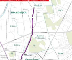 Tramwaj na Zieloną Białołękę