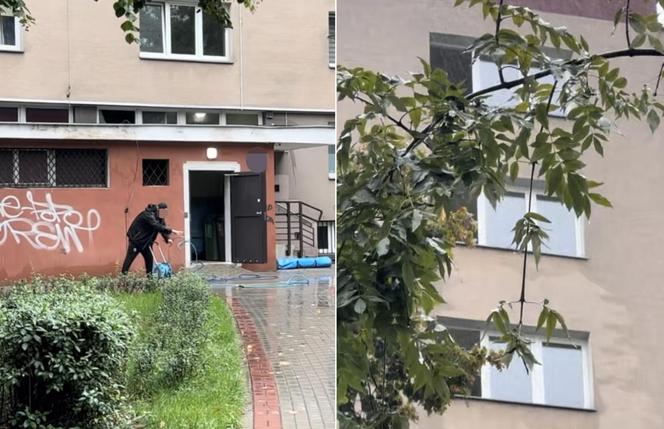 Uratowali kobietę stojącą na parapecie. 2 dni później doszło do tragedii. Jej ciało leżało pod blokiem