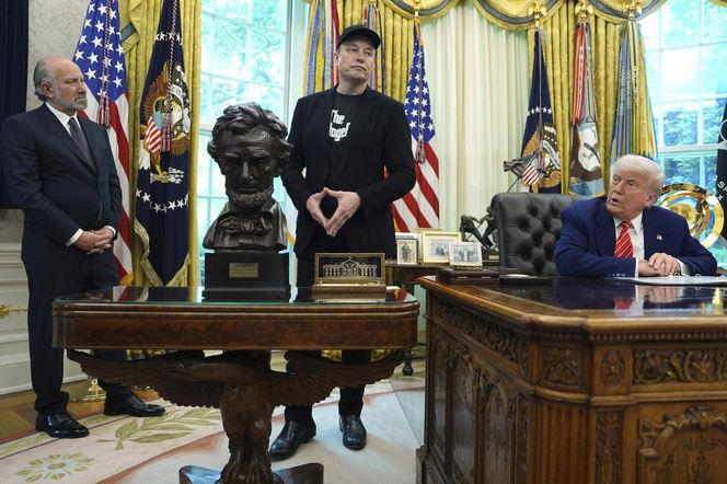 Elon Musk w Białym Domu z podbitym okiem 