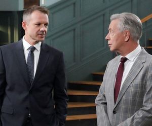 Barwy szczęścia odc. 3132. Bruno Stański (Lesław Żurek), Henryk Kępski (Zbigniew Suszyński)