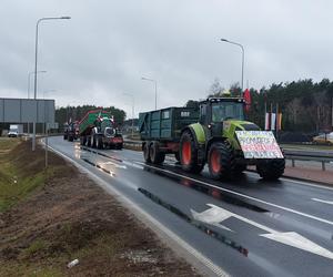 Tak wygląda protest rolników w okolicach Poznania!