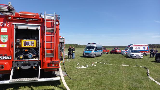 Wypadek samolotu w Przylepie