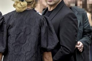 Barys Szyc na pogrzebie Arkadiusza Tomiaka