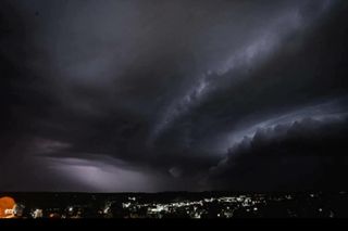 Chmura burzowa nad Kraśnikiem