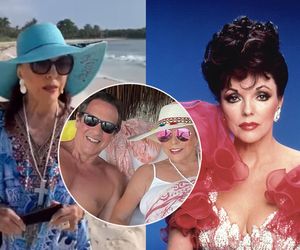Joan Collins skończyła 92 lata i wciąż paraduje w bikini. Młodziutki mąż ją odmładza?