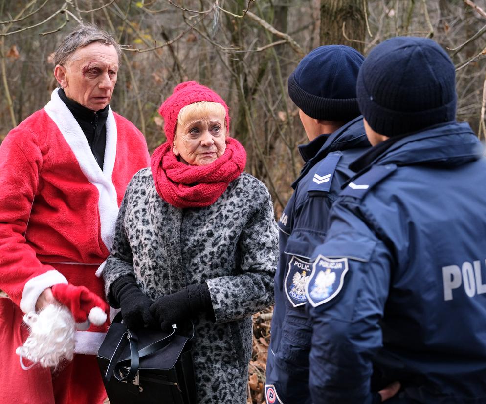 M jak miłość świąteczny odcinek specjalny. Wigilia Mostowiaków. Kisielowa (Małgorzata Rożniatowska), Robert Żak (Krzysztof Tyniec)