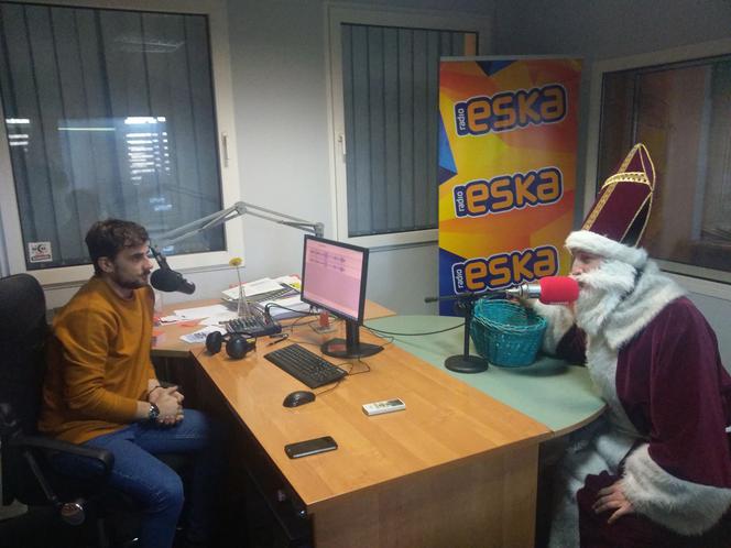 Mikołaj w redakcji ESKA Rzeszów