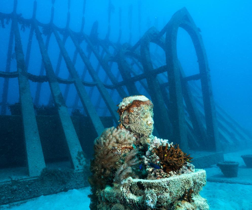 Tu dzieło sztuki tworzy człowiek i rafa koralowa. Australijskie podwodne muzeum sztuki