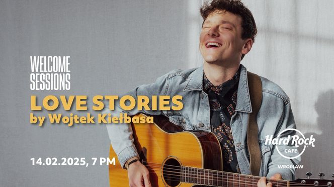 Koncert Walentynkowy - LOVE STORIES by Wojtek Kiełbasa, piątek 14.02 o 20:00 