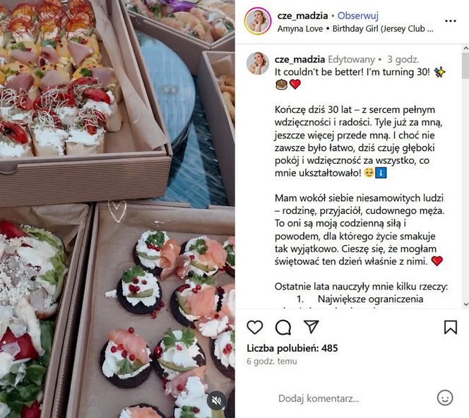 Urodziny żony Rafała Mroczka na bogato