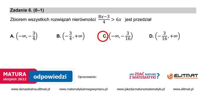 Matura 2022: matematyka, poprawka. Arkusz PDF	