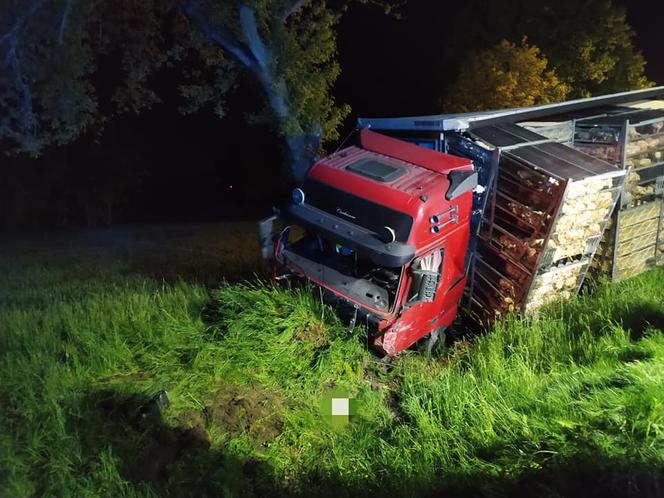 Ujazdówek. Przerażające ZDJĘCIA z wypadku na DK nr 60! Nie żyje kierowca citroena, który uderzył w volvo