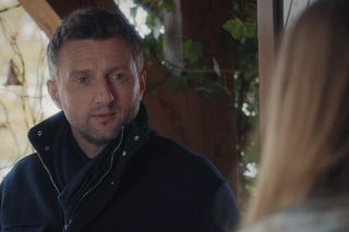 M jak miłość odc. 1869. Hania (Wiktoria Basik), Bartek (Arkadiusz Smoleński)