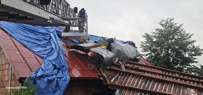 Interwencje strażaków - Tuchów 