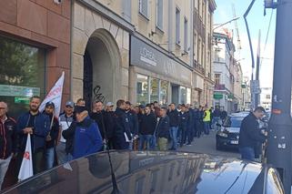 Protest górników w Katowicach w sprawie taniego węgla