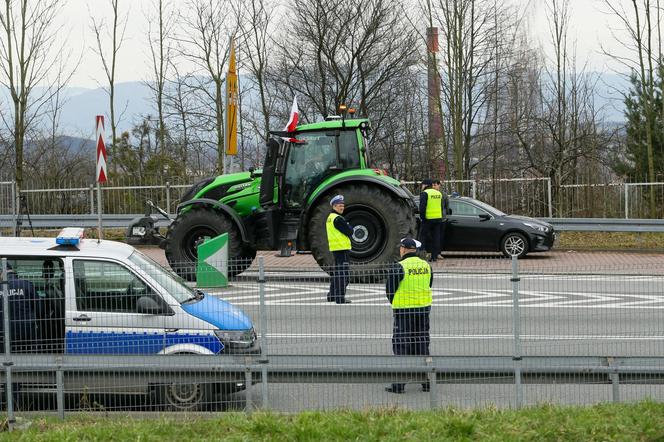 Protest rolników. Zablokowali granicę w Cieszynie