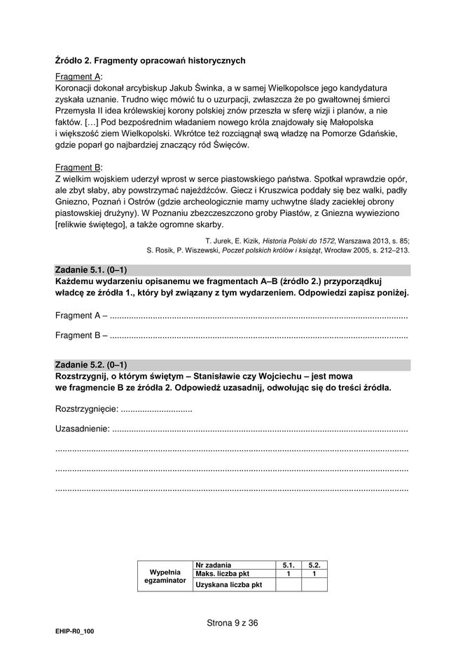 Matura 2025 historia rozszerzona - arkusz CKE 19.05.2025 - Formuła 2015