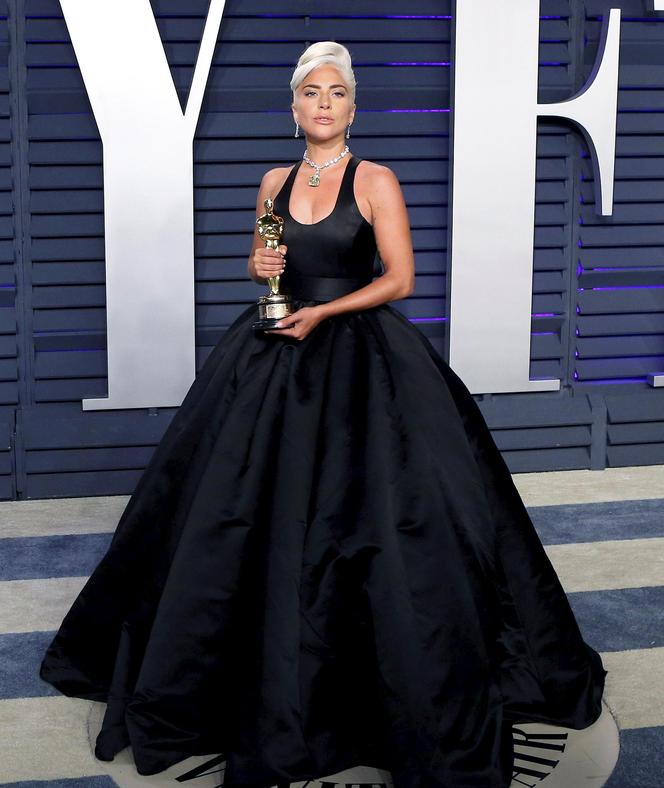 Lady Gaga podczas rozdania Oscarów w 2019 roku